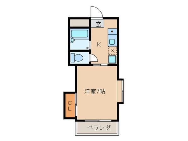 Coco覚王山の物件間取画像